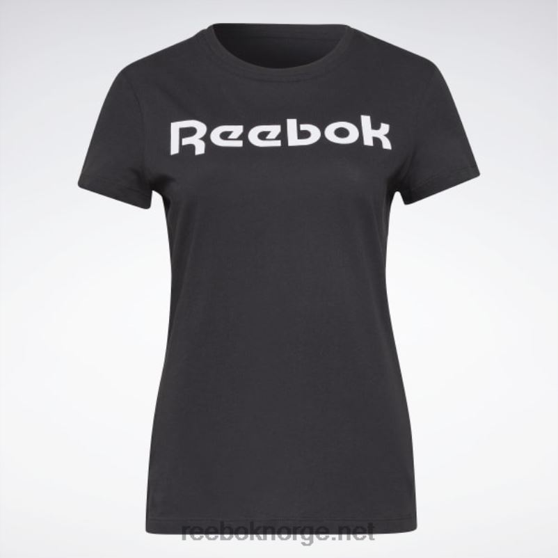 kvinner svart hvit 2X42N877 Reebok grafisk t-skjorte med nødvendig opplæring - Bilde 6