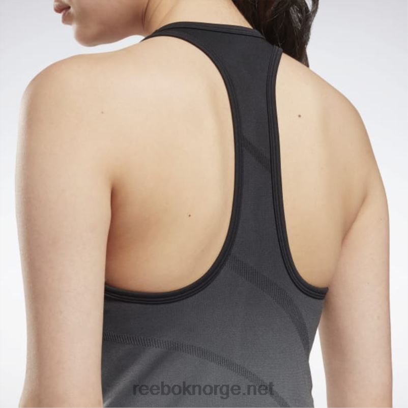kvinner svart/kald grå 6 2X42N986 Reebok forent av fitness sømløs tank topp - Bilde 4