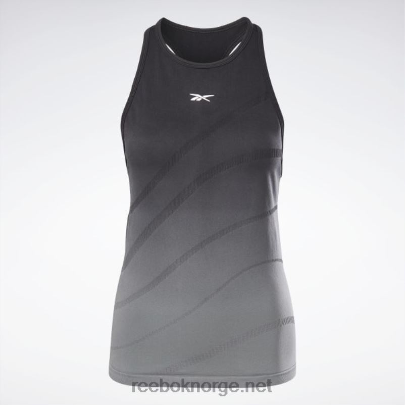 kvinner svart/kald grå 6 2X42N986 Reebok forent av fitness sømløs tank topp - Bilde 6