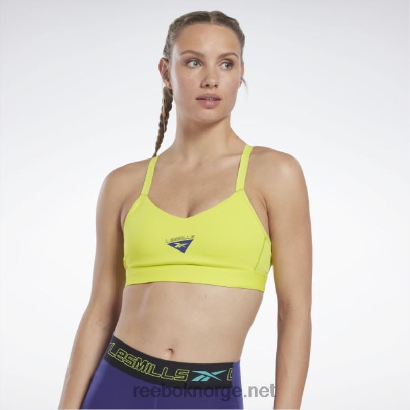 kvinner_syregul_2x42n631_reebok_les_mills_lux_sports_bh_med_reim.jpg kvinner syregul 2X42N631 Reebok les mills lux sports-bh med reim - Bilde 1