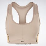 kvinner taupe 2X42N682 Reebok lux racer vattert colorblock bh - Bilde 6