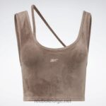kvinner taupe 2X42N891 Reebok klassiske plysjtopp - Bilde 7