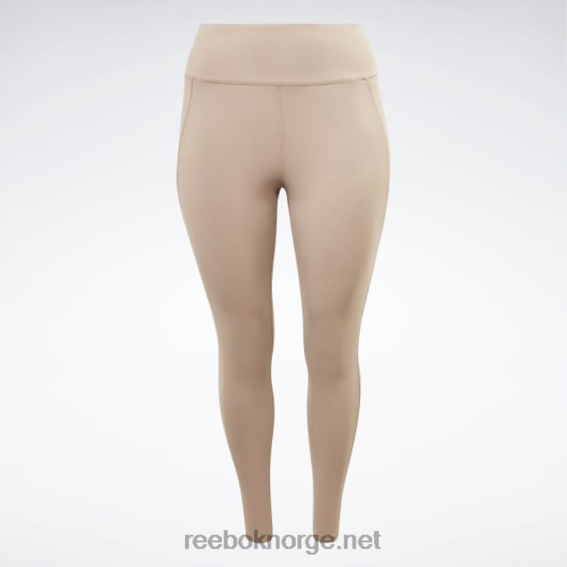 kvinner taupe 2X42N909 Reebok lux tights med høy midje (plus size) - Bilde 6