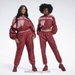 kvinner triatlon rød 2X42N70 Reebok cardi b vevd satengjakke - Bilde 4