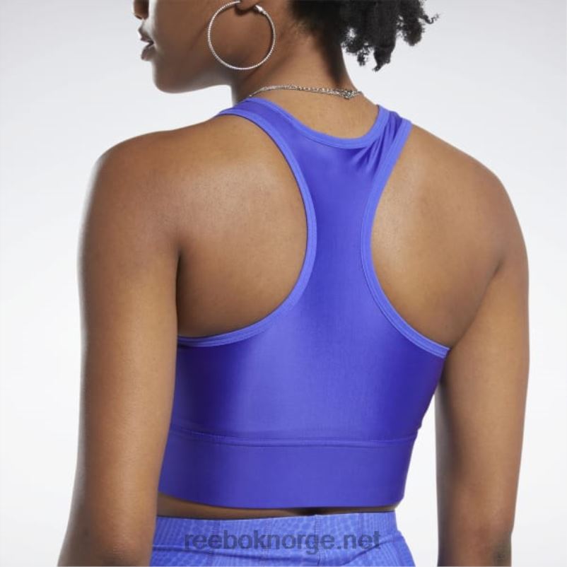 kvinner ultimate lilla 2X42N431 Reebok cardi b en-skulder crop tank topp - Bilde 7