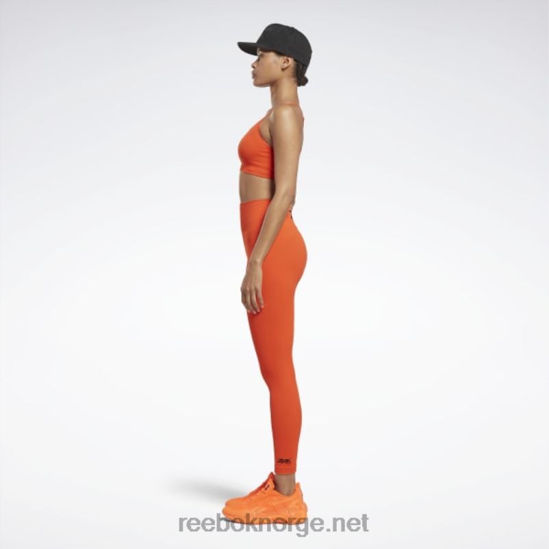 kvinner ultimate oransje 2X42N834 Reebok victoria beckham sømløs bh med lett effekt - Bilde 2