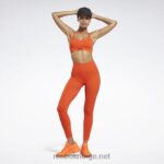 kvinner ultimate oransje 2X42N834 Reebok victoria beckham sømløs bh med lett effekt