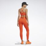 kvinner ultimate oransje 2X42N834 Reebok victoria beckham sømløs bh med lett effekt - Bilde 3