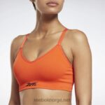 kvinner ultimate oransje 2X42N834 Reebok victoria beckham sømløs bh med lett effekt - Bilde 4