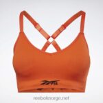 kvinner ultimate oransje 2X42N834 Reebok victoria beckham sømløs bh med lett effekt - Bilde 6