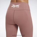 kvinner uttørket jord 2X42N867 Reebok victoria beckham 5/8 leggings - Bilde 5