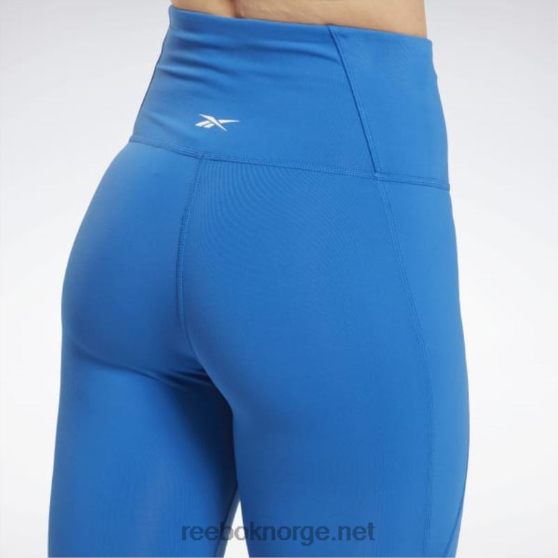 kvinner vektor blå 2X42N426 Reebok lux tights med høy midje - Bilde 4