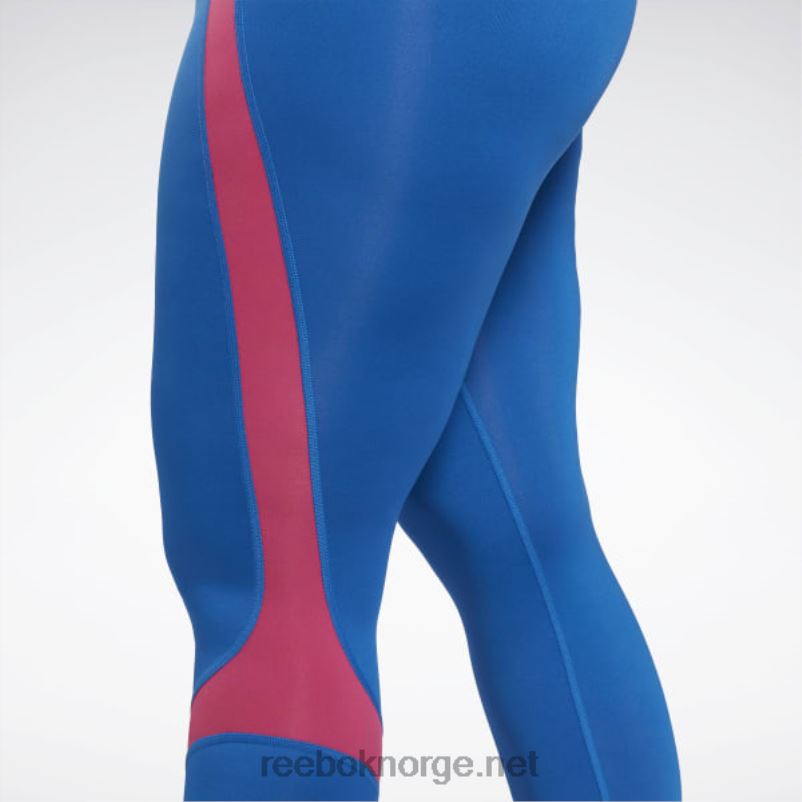 kvinner vektor blå 2X42N481 Reebok treningsklare vektorleggings (plus size) - Bilde 5