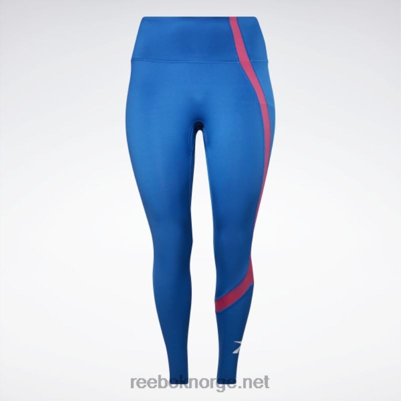 kvinner vektor blå 2X42N481 Reebok treningsklare vektorleggings (plus size) - Bilde 6