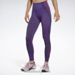 kvinner vektor blå 2X42N557 Reebok forent av fitness myoknit sømløse leggings