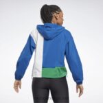 kvinner vektor blå 2X42N711 Reebok løpende vevd jakke - Bilde 3