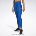 kvinner vektor blå 2X42N947 Reebok løpende vektorleggings