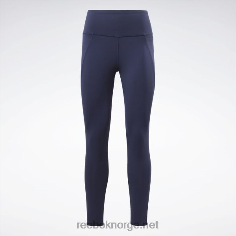 kvinner vektor marine 2X42N146 Reebok lux tights med høy midje - Bilde 6