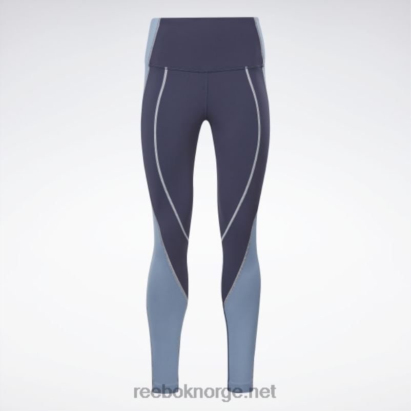 kvinner vektor marine 2X42N634 Reebok lux high-rise colorblock leggings - Bilde 6