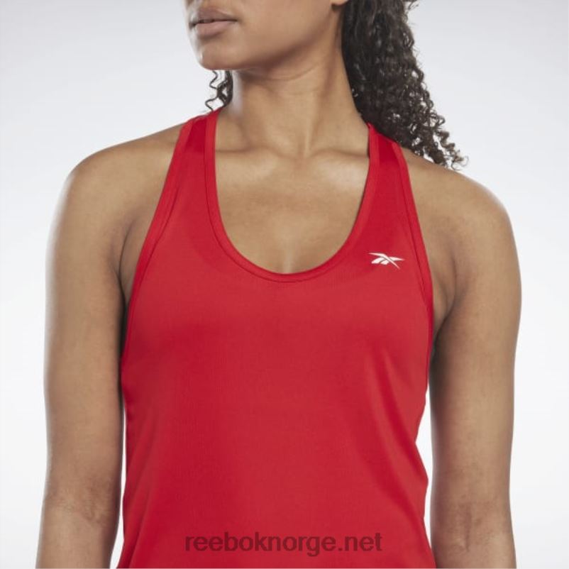 kvinner vektor rød 2X42N392 Reebok treningsklar tanktop med mesh-rygg - Bilde 4