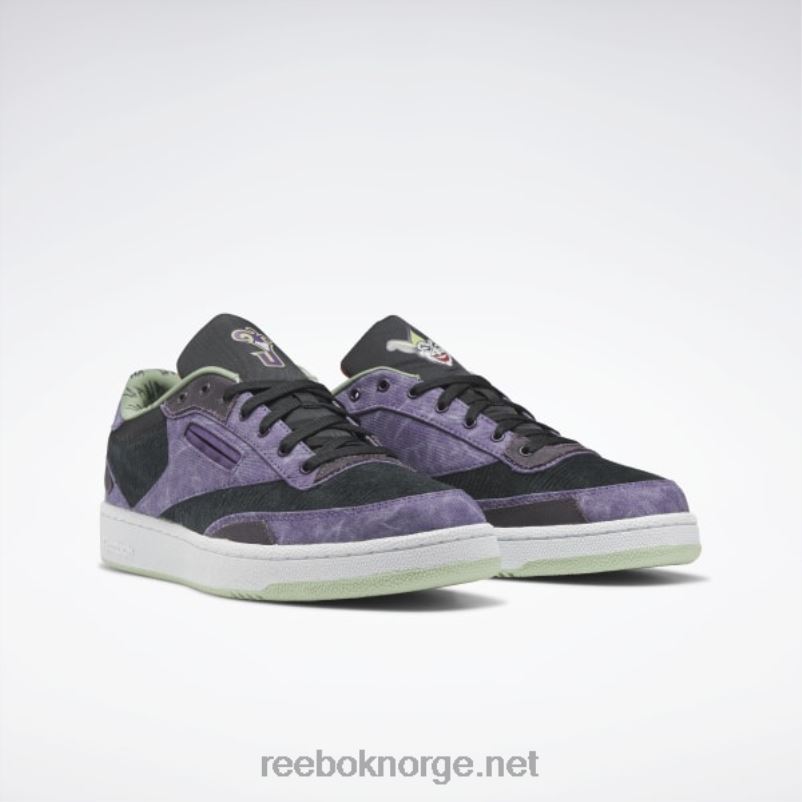 lilla nyanse/åndehvit/vintagegrønn 2X42N95 Reebok dc club c 85 sko - Bilde 4