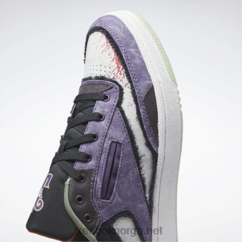 lilla nyanse/åndehvit/vintagegrønn 2X42N95 Reebok dc club c 85 sko - Bilde 8