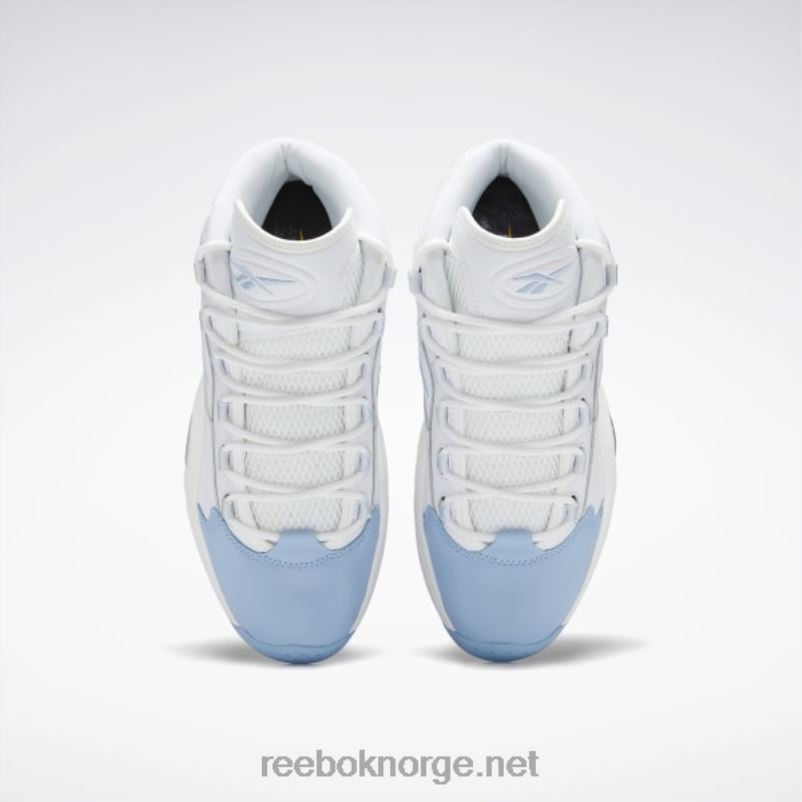 menn ftwr hvit/flytende blå/giftig gul 2X42N1028 Reebok spørsmål midt basketball sko - Bilde 7