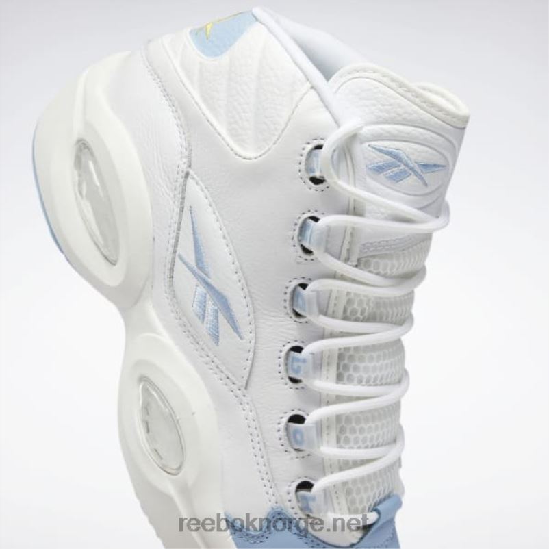 menn ftwr hvit/flytende blå/giftig gul 2X42N1028 Reebok spørsmål midt basketball sko - Bilde 9