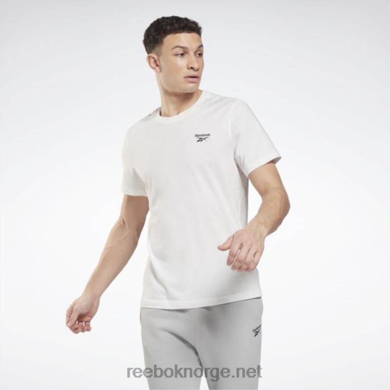 menn_hvit_2x42n1170_reebok_identitet_klassisk_t_skjorte.jpg menn hvit 2X42N1170 Reebok identitet klassisk t-skjorte - Bilde 1