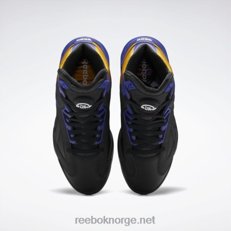 menn kjerne svart/fet lilla/kollegialt gull 2X42N1034 Reebok shaq attaq basketballsko - Bilde 6