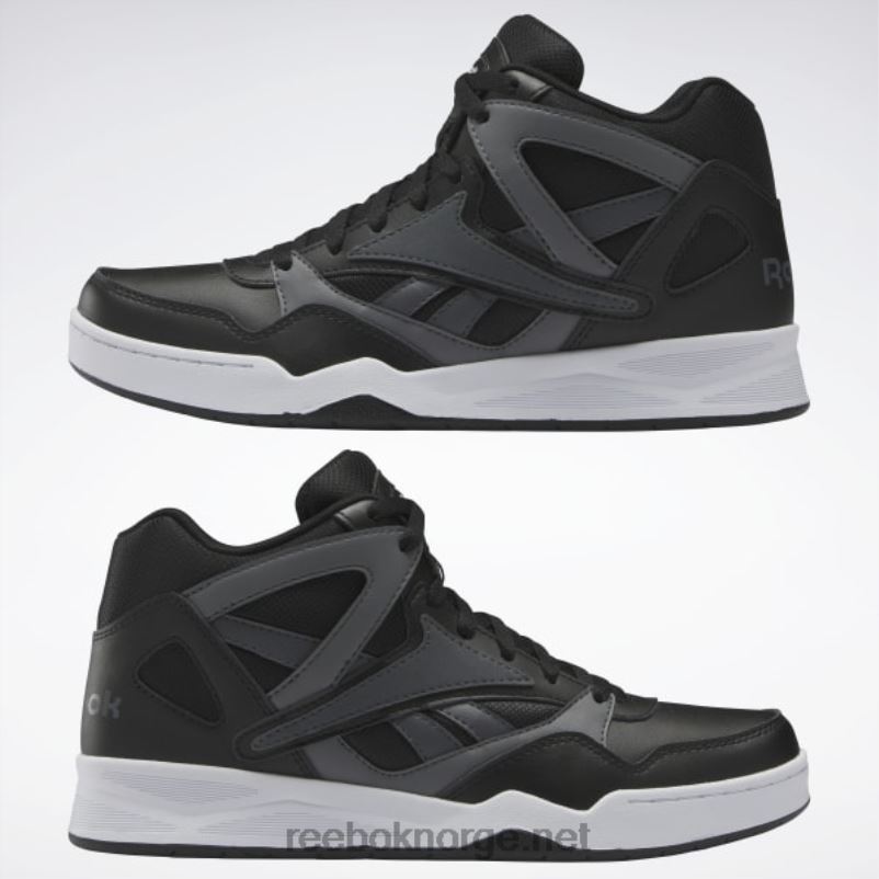 menn kjerne svart/ren grå 7/ren grå 6 2X42N1121 Reebok royal bb 4590 basketballsko - Bilde 9