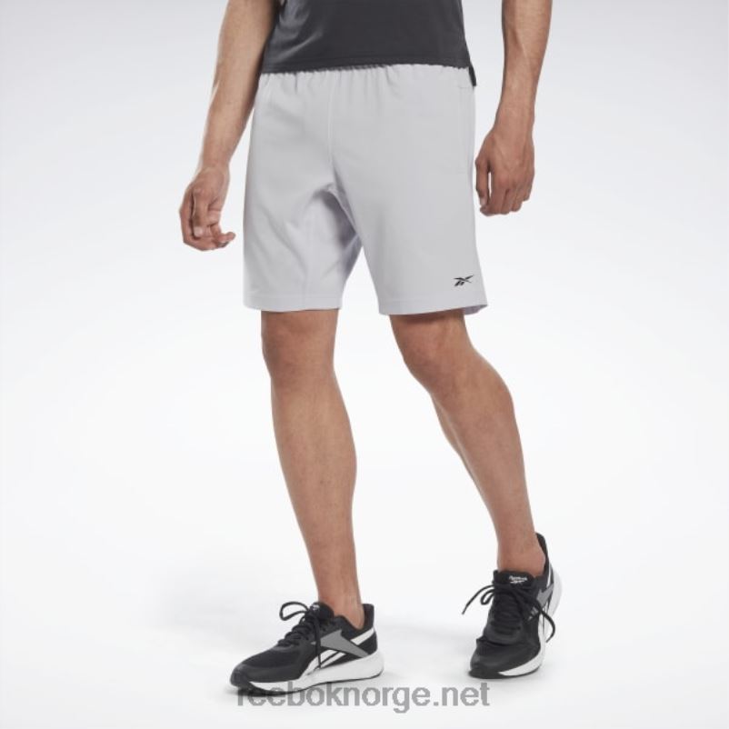 menn_ren_gra_3_2x42n1096_reebok_treningsklare_shorts.jpg menn ren grå 3 2X42N1096 Reebok treningsklare shorts - Bilde 1