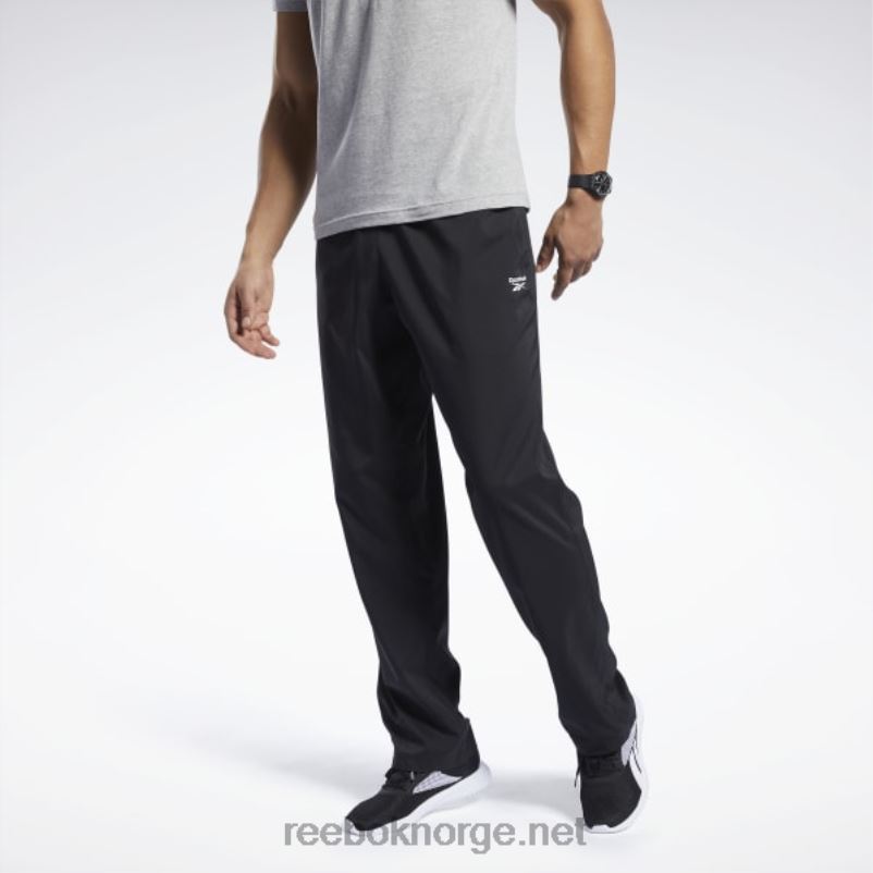 menn_svart_2x42n1065_reebok_treningsnodvendigheter_vevde_uforede_bukser.jpg menn svart 2X42N1065 Reebok treningsnødvendigheter vevde ufôrede bukser - Bilde 1