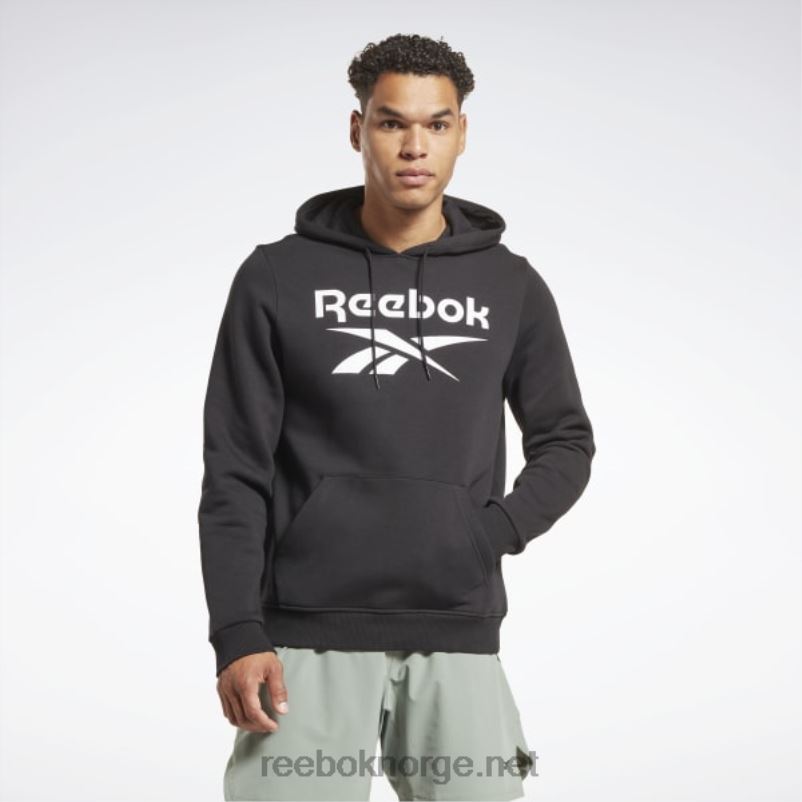 menn_svart_2x42n1171_reebok_identitetsfleece_hettegenser_med_stablet_logo_genser.jpg menn svart 2X42N1171 Reebok identitetsfleece hettegenser med stablet logo-genser - Bilde 1