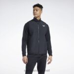 menn svart 2X42N1174 Reebok yttertøy lett vattert vest