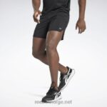 menn svart 2X42N1176 Reebok løpeshorts