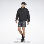 menn svart 2X42N1182 Reebok løpende vevd vindjakke - Bilde 2