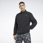menn svart 2X42N1182 Reebok løpende vevd vindjakke