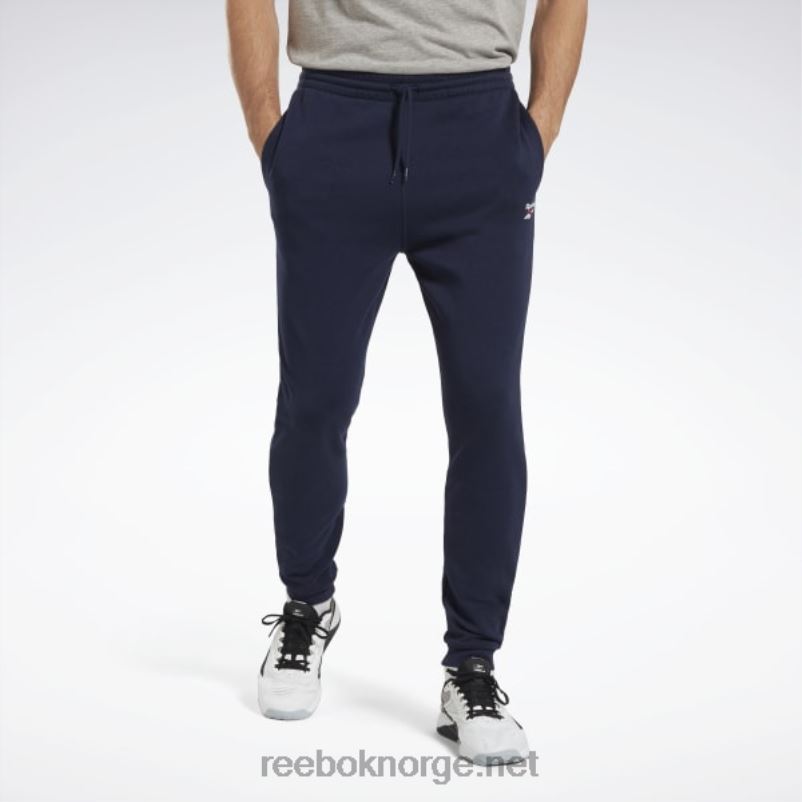 menn_vektor_marine_2x42n1117_reebok_identitet_fleece_jogger.jpg menn vektor marine 2X42N1117 Reebok identitet fleece jogger - Bilde 1