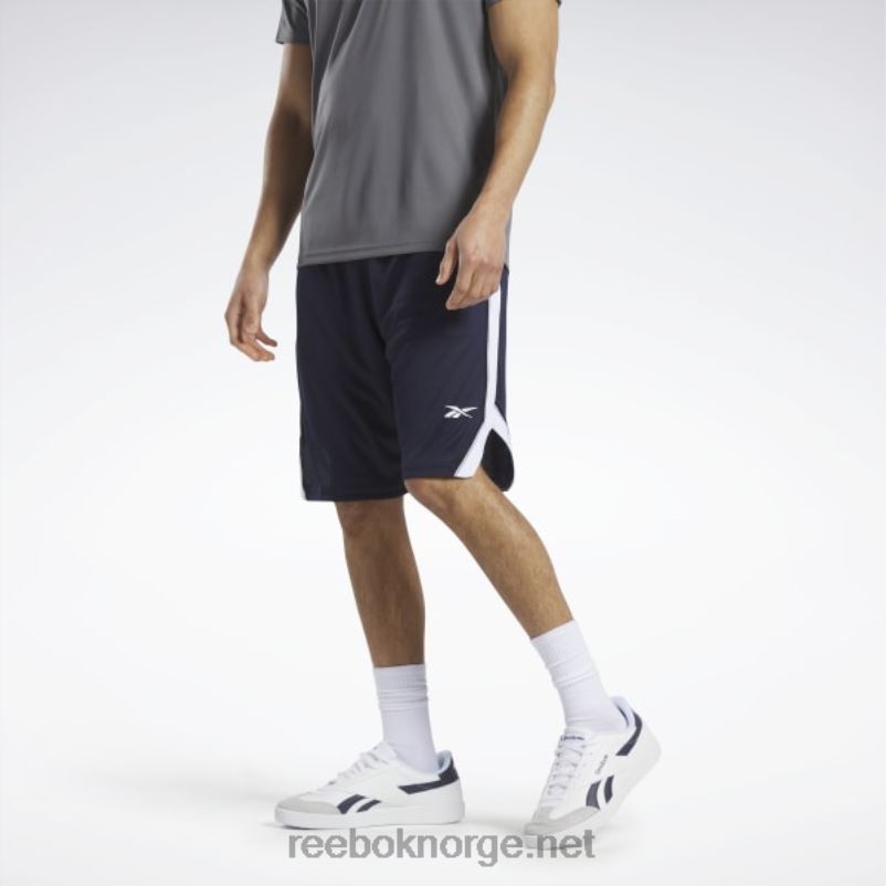 menn_vektor_marine_2x42n1197_reebok_treningsklare_mesh_shorts.jpg menn vektor marine 2X42N1197 Reebok treningsklare mesh-shorts - Bilde 1