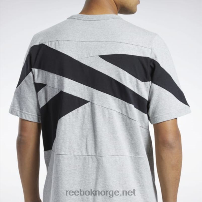 middels grå lyng 2X42N346 Reebok klassisk merkevare stolt t-skjorte - Bilde 4