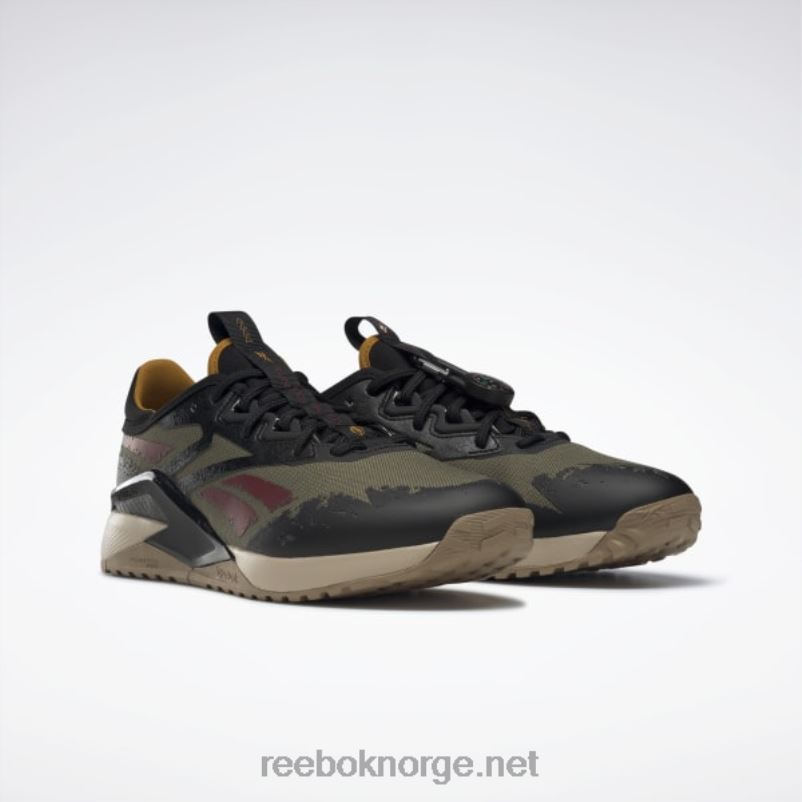 moderne oliven/kjerne svart/vill khaki 2X42N1052 Reebok jurassic world nano x2 adventure treningssko for menn - Bilde 5