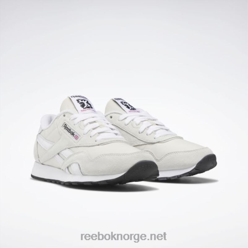 morgentåke/ftwr hvit/kjerne sort 2X42N425 Reebok klassiske nylonsko - Bilde 3
