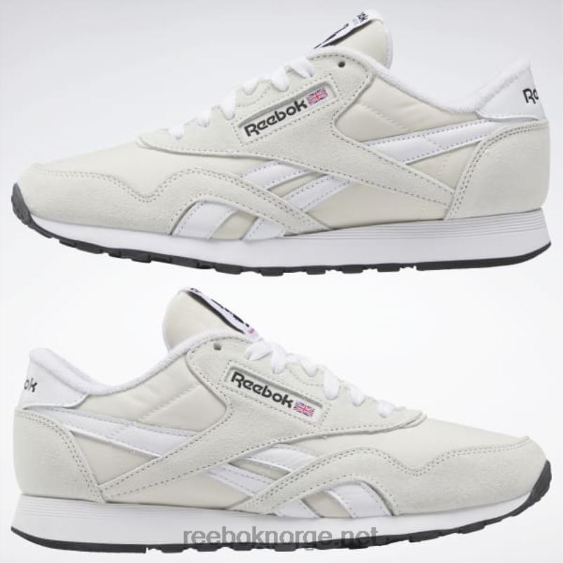 morgentåke/ftwr hvit/kjerne sort 2X42N425 Reebok klassiske nylonsko - Bilde 9