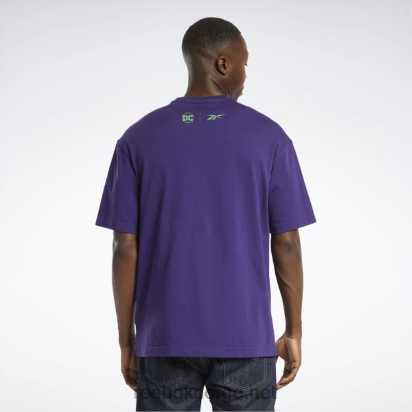 mørk orkide 2X42N409 Reebok dc x logo t-skjorte - Bilde 4