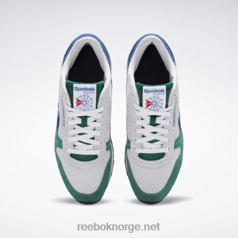 mørkegrønn/ftwr hvit/klassisk kobolt 2X42N31 Reebok klassisk skinn gjør det til dine sko - Bilde 6