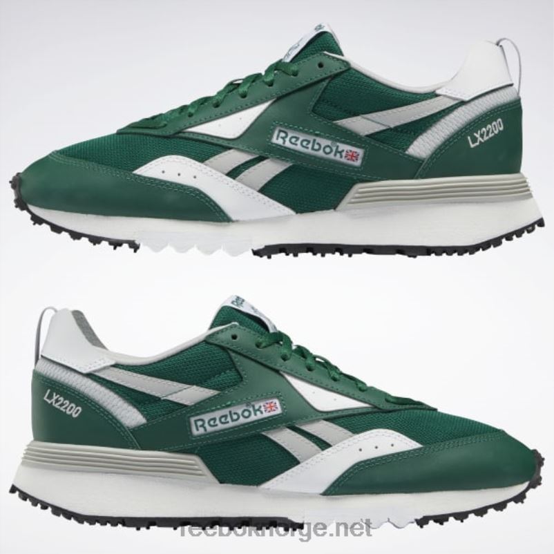 mørkegrønn/ren grå 3/ftwr hvit 2X42N920 Reebok lx2200 sko - Bilde 9
