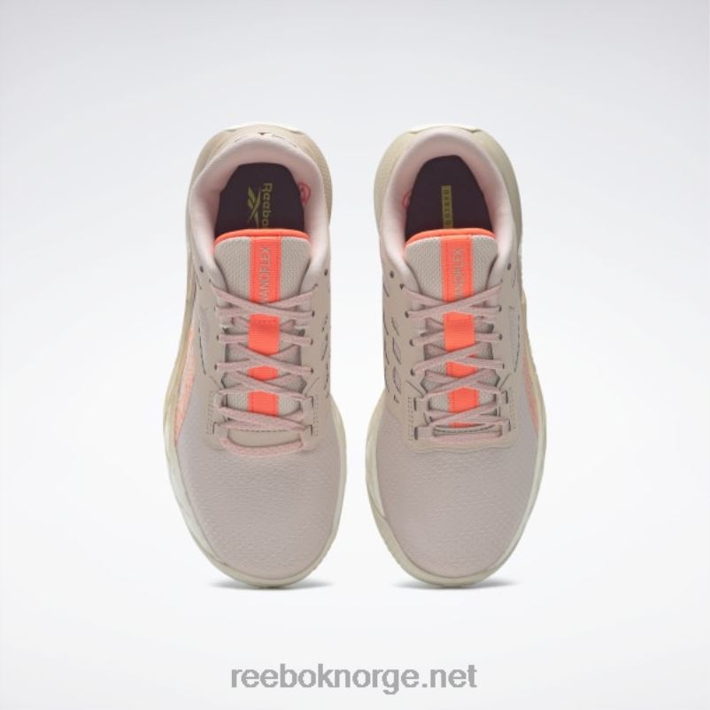 myk ecru/canyon korall/oransje flare 2X42N297 Reebok nanoflex tr treningssko for kvinner - Bilde 6