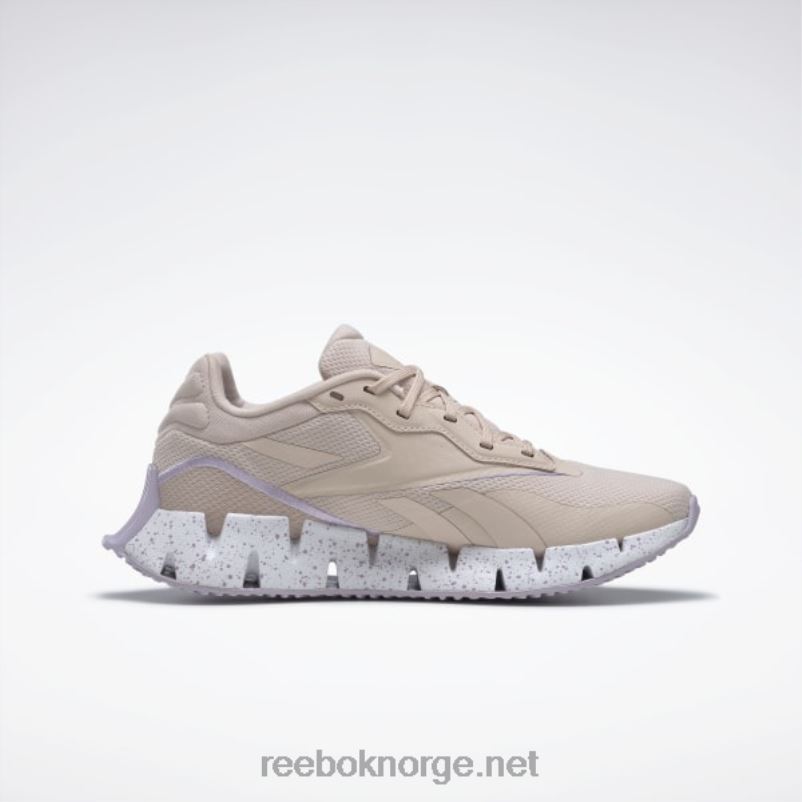 myk ecru/lilla oasis/ftwr hvit 2X42N418 Reebok zig dynamica 4 damesko - Bilde 2