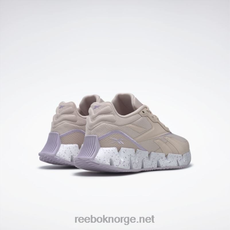 myk ecru/lilla oasis/ftwr hvit 2X42N418 Reebok zig dynamica 4 damesko - Bilde 4